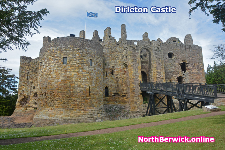 Dirleton Castle near North Berwick, East Lothian