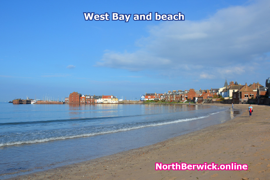 North Berwick West Bay and beach